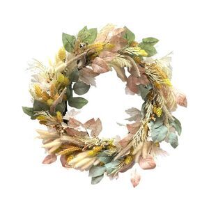 Member's Mark 30" Seasonal Decor Harvest Wreath, Cattails